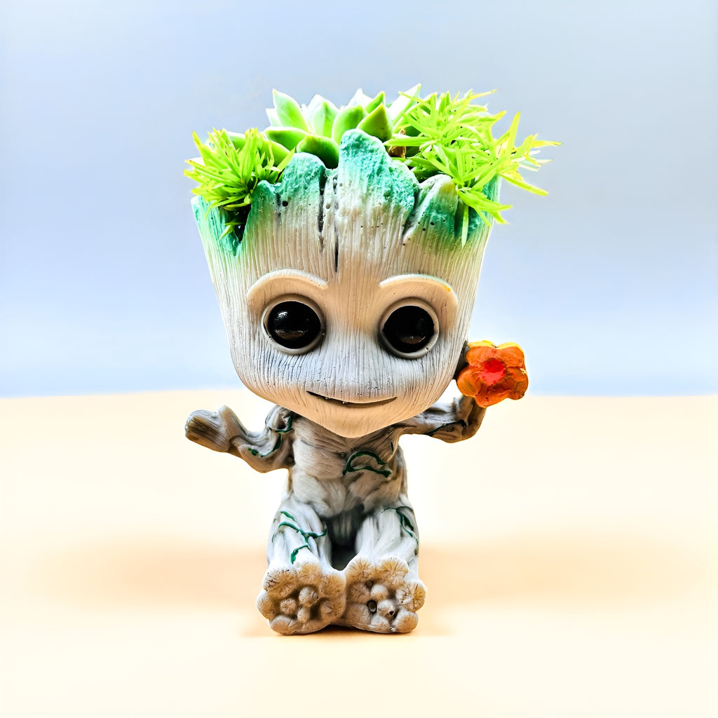 Handmade Little Groot Table Top Planter