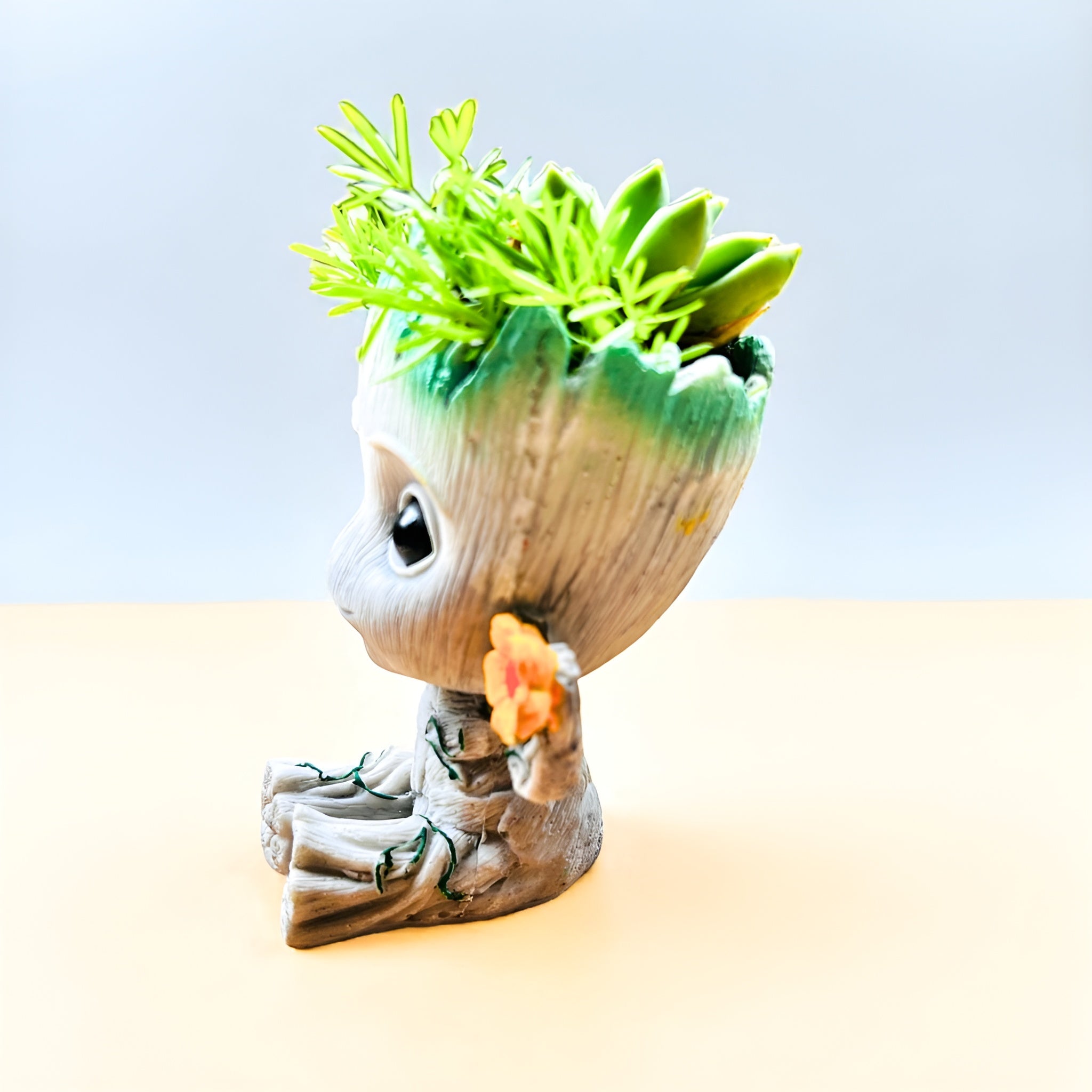 Handmade Little Groot Table Top Planter
