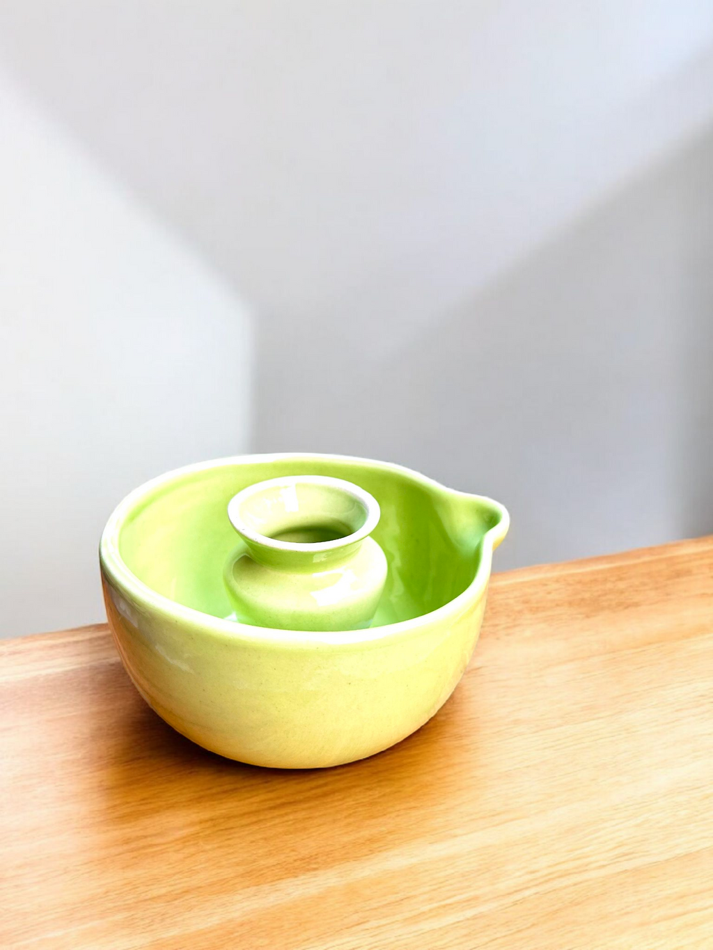 Green Matcha Whisking & Pouring Ceramic Set