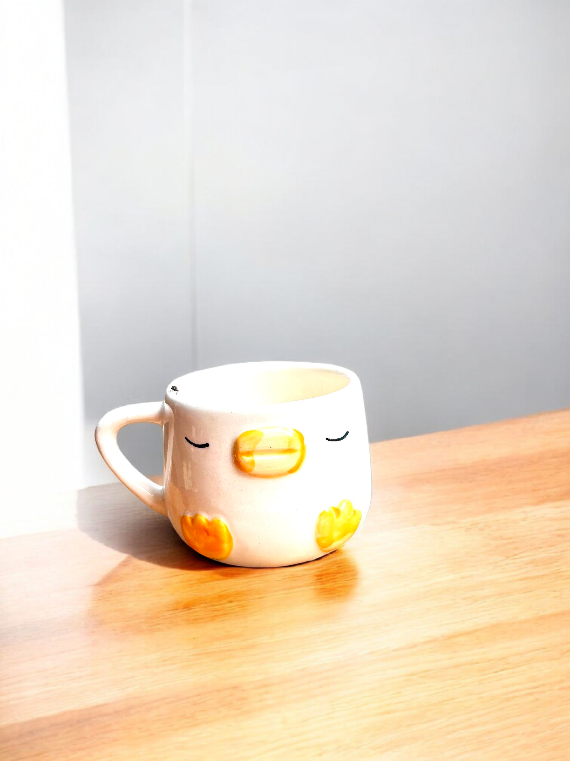 Handcrafted Duck-Themed Ceramic Mug