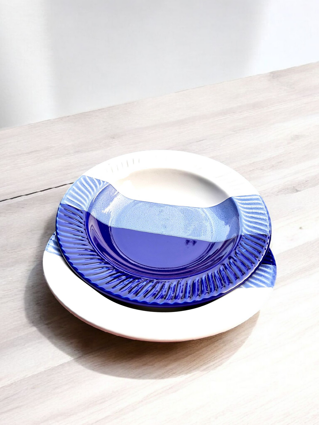 Indigo Eclipse Ceramic Big Pasta Plate 🌙 (1 Pc.)