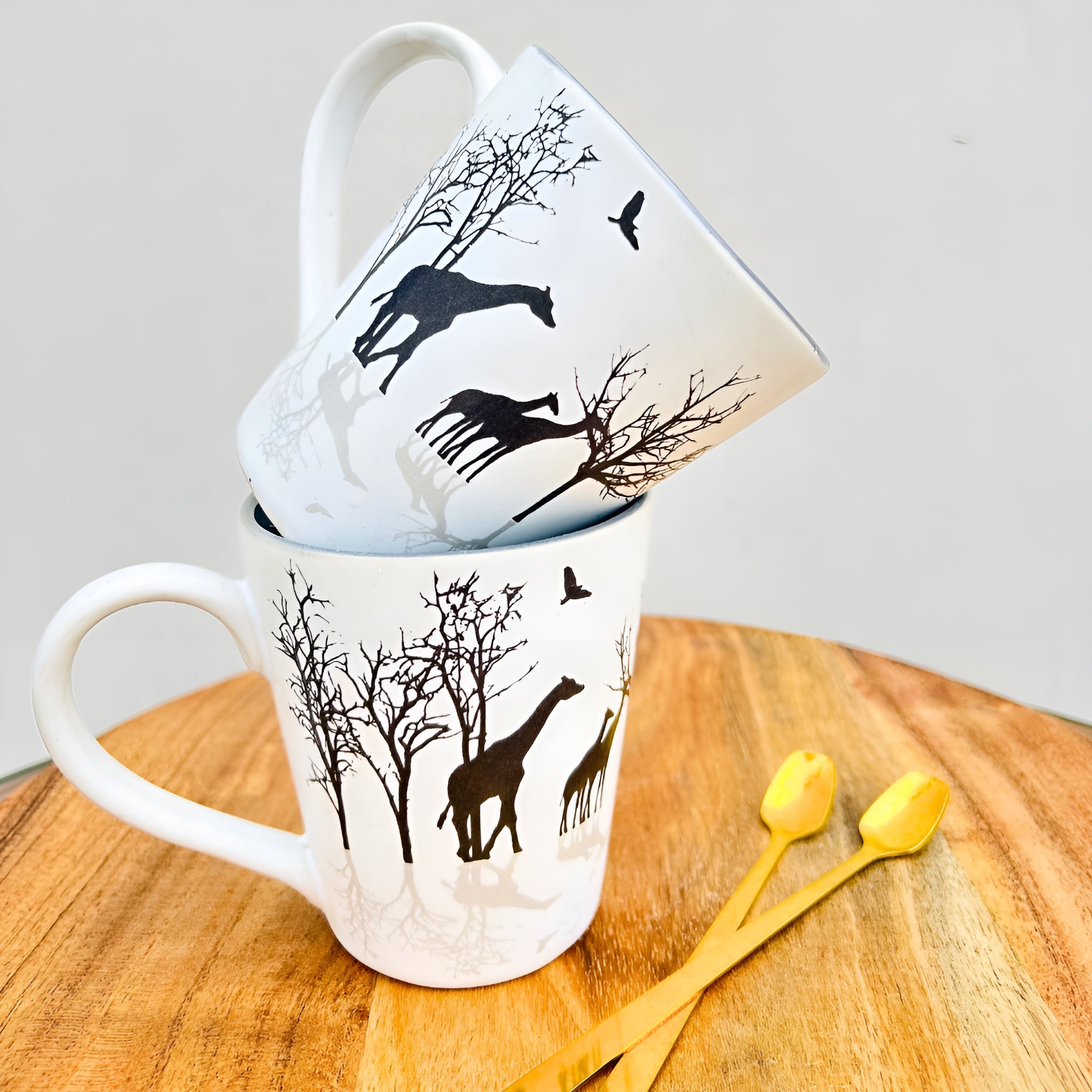 Safari-Themed Ceramic Coffee Mug