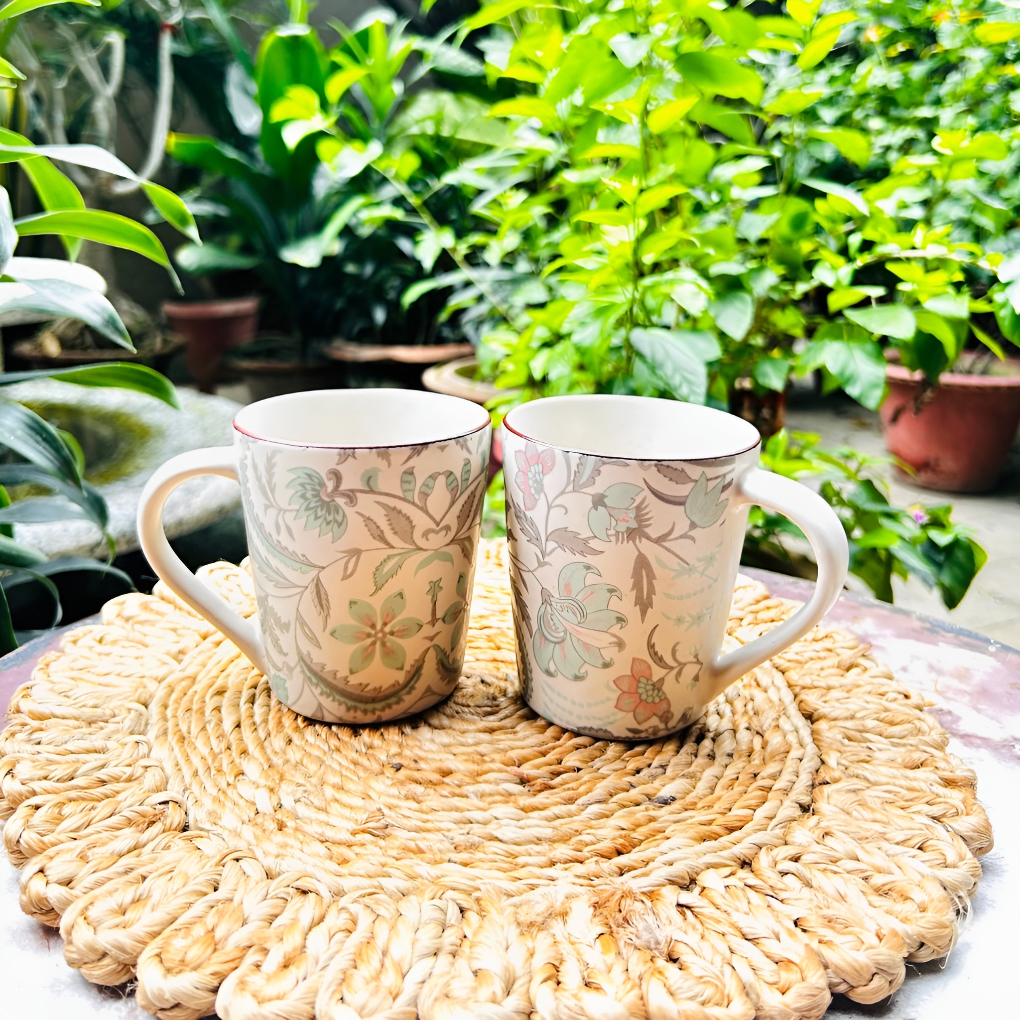Pastel Bloom Floral Ceramic Mug