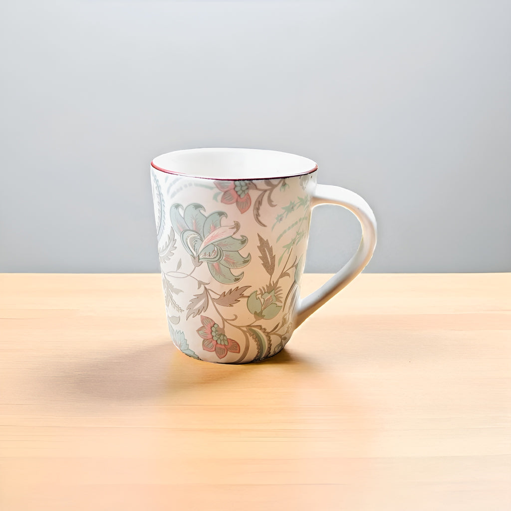 Pastel Bloom Floral Ceramic Mug