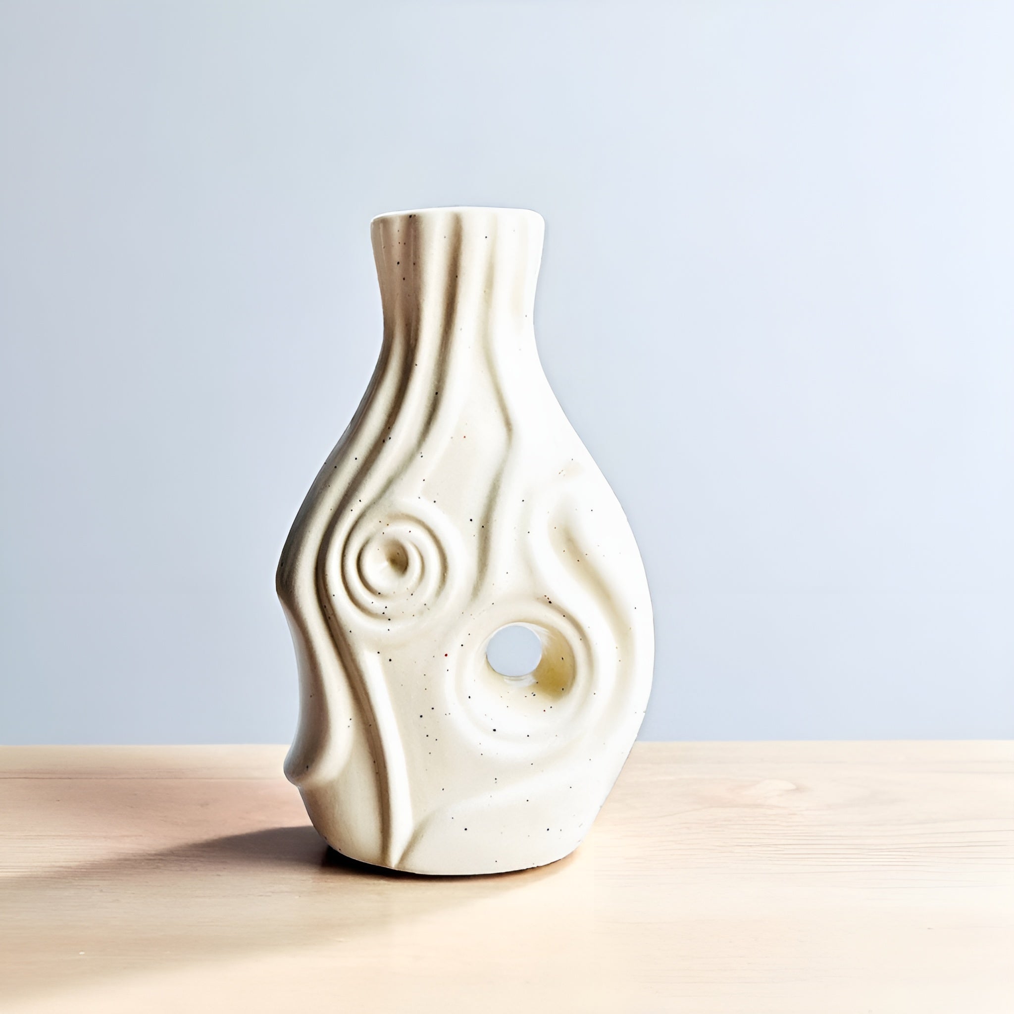 Ripple Abstract Flow Ceramic Vase