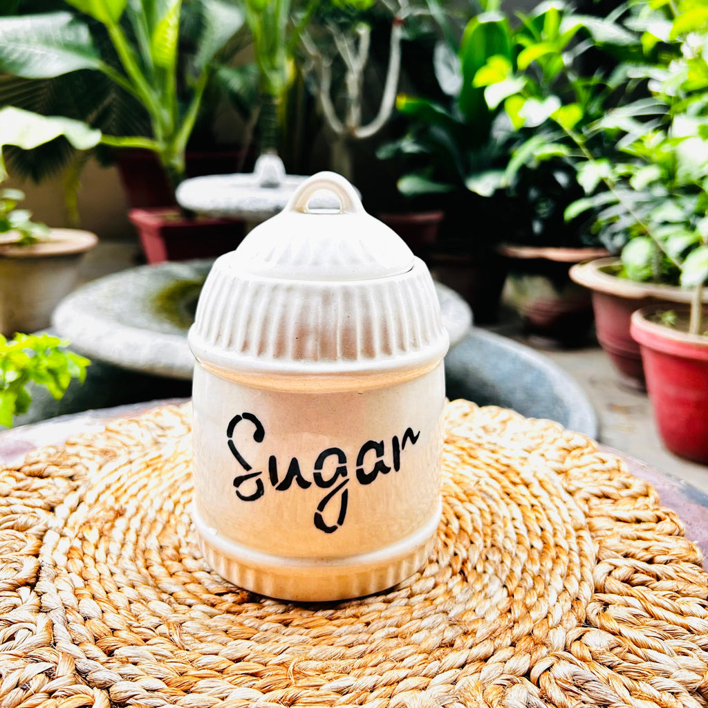 The Perfect Trio | Handmade Ceramic Coffee Tea Sugar Jars Set