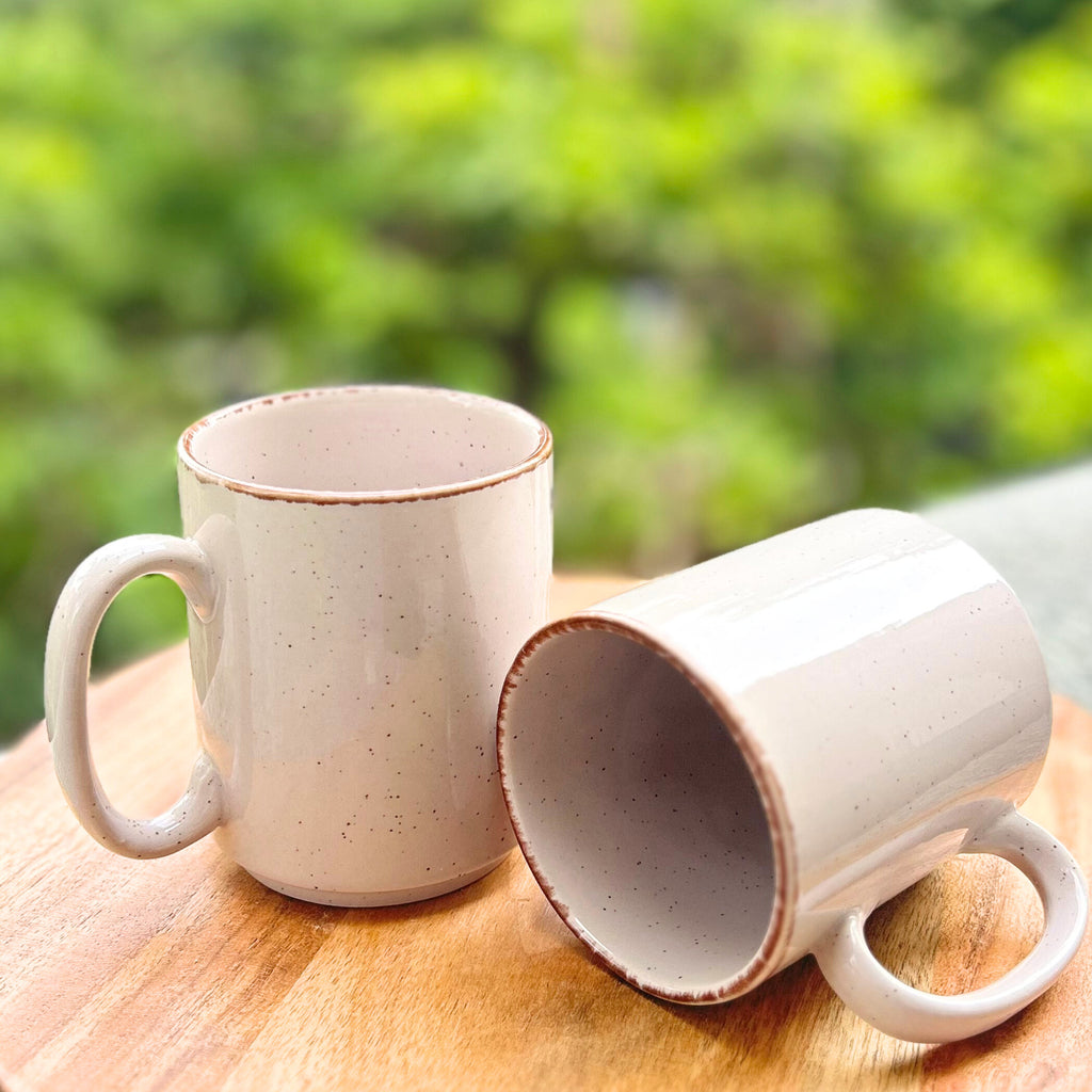 Grey Speckled - Handmade Ceramic Coffee Mug - 300ml