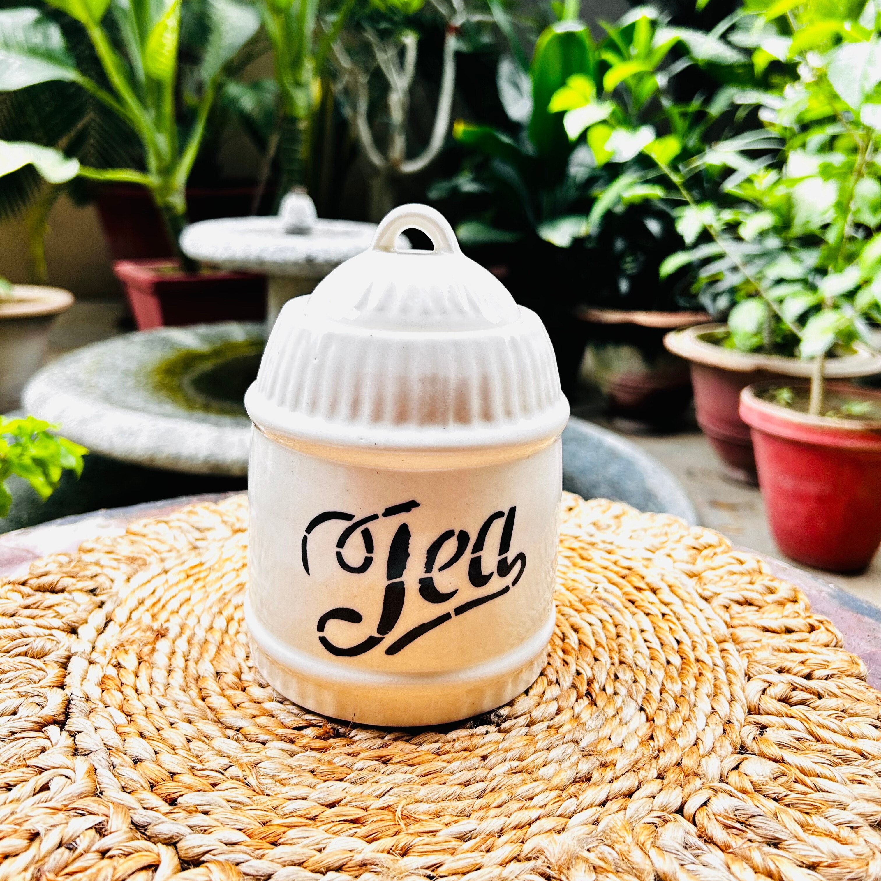 The Perfect Trio | Handmade Ceramic Coffee Tea Sugar Jars Set