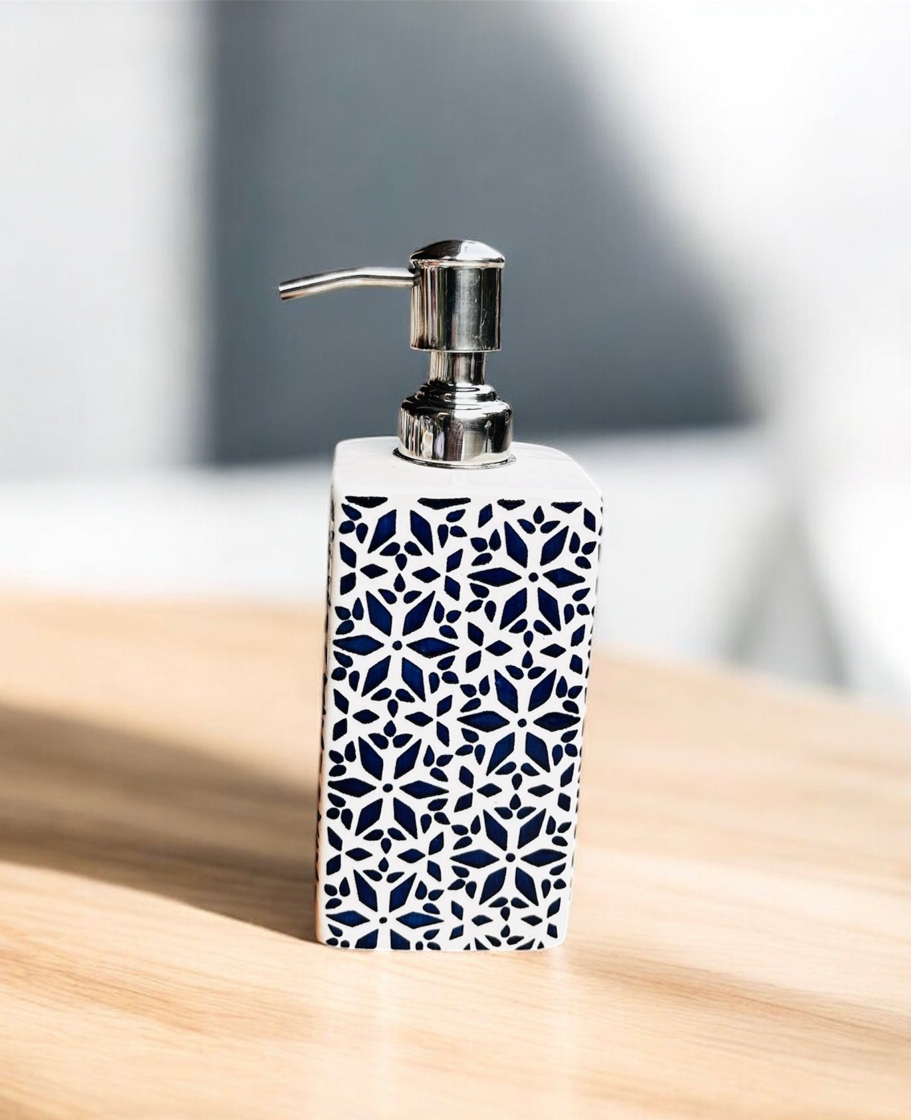 Moroccan Mosaic Bathroom Set – Handcrafted Ceramic (Set of 3)