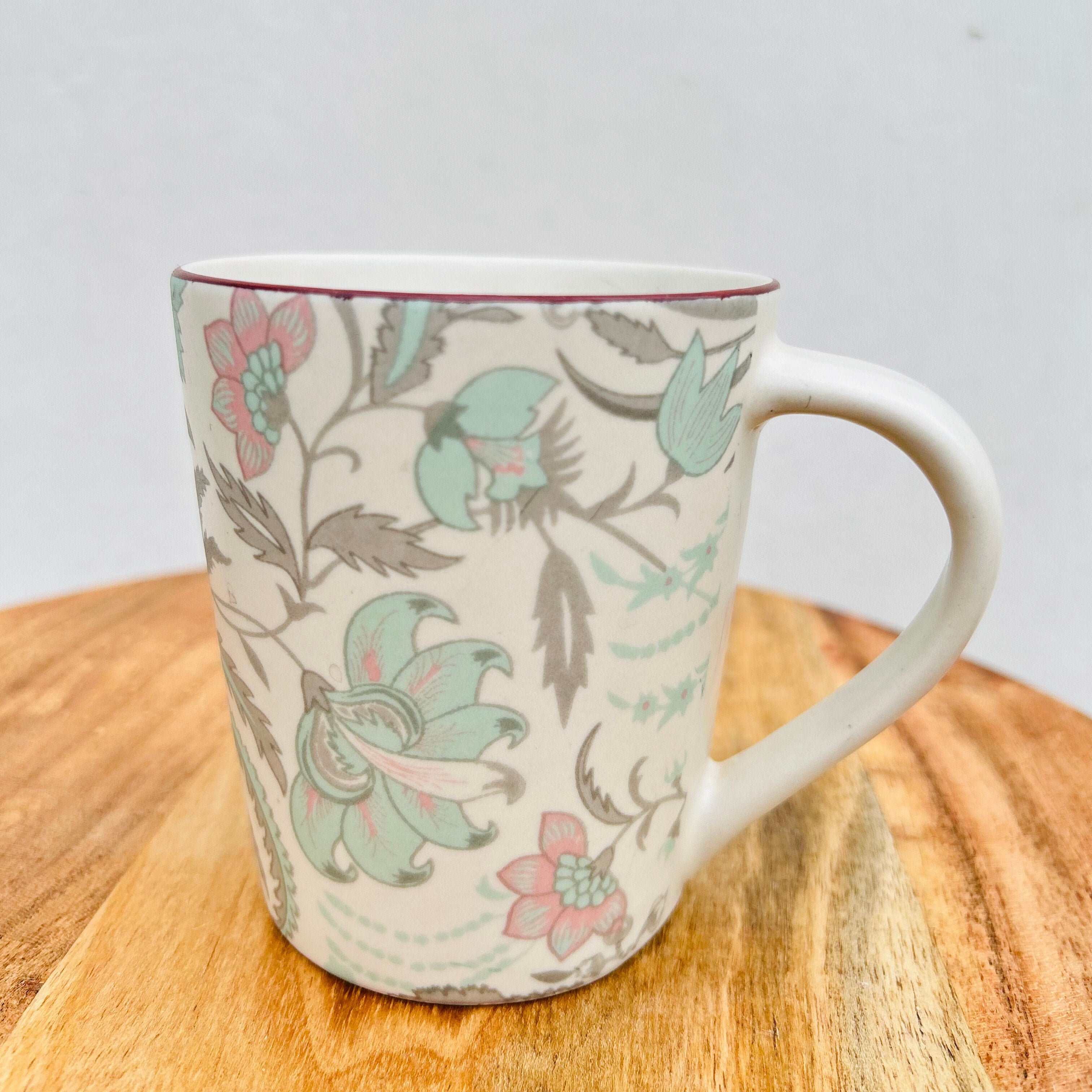Pastel Bloom Floral Ceramic Mug