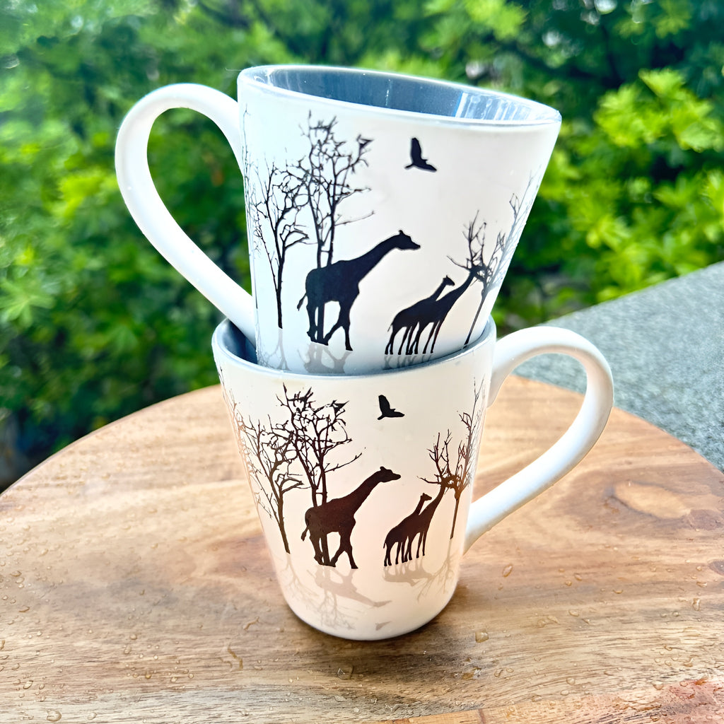 Safari-Themed Ceramic Coffee Mug